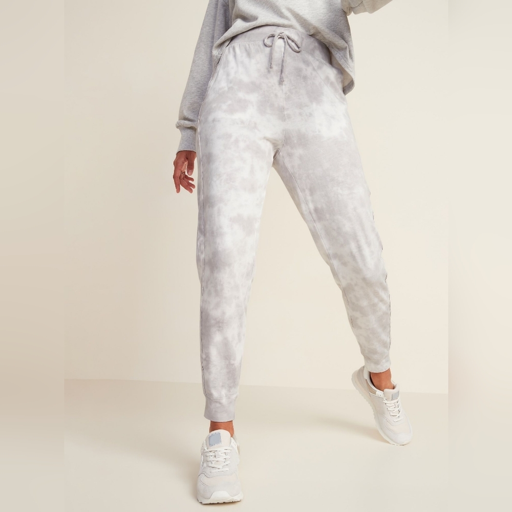 Old Navy Plus Gray Tie Dye Mid-Rise Vintage Street Jogger Pants Size 3X 3XL 3